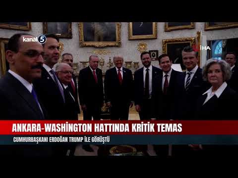 Ankara-Washington Hattında Kritik Temas | Cumhurbaşkanı Erdoğan Trump İle Görüştü