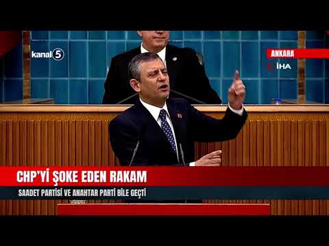 CHP’yi şoke eden rakam | Saadet Partisi ve Anahtar Parti bile geçti