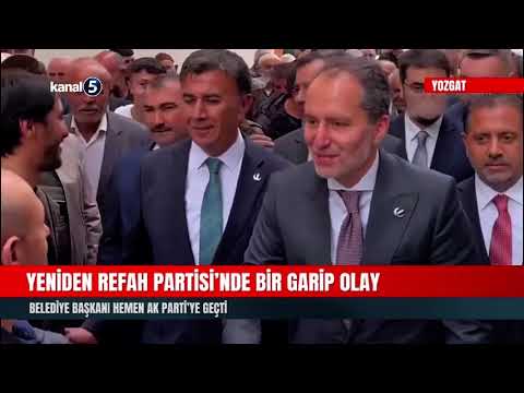 Yeniden Refah Partisi’nde bir garip olay | Belediye başkanı hemen AK Parti’ye geçti