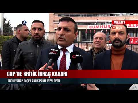 CHP’de kritik ihraç kararı | Abdulvahap Göçer artık parti üyesi değil