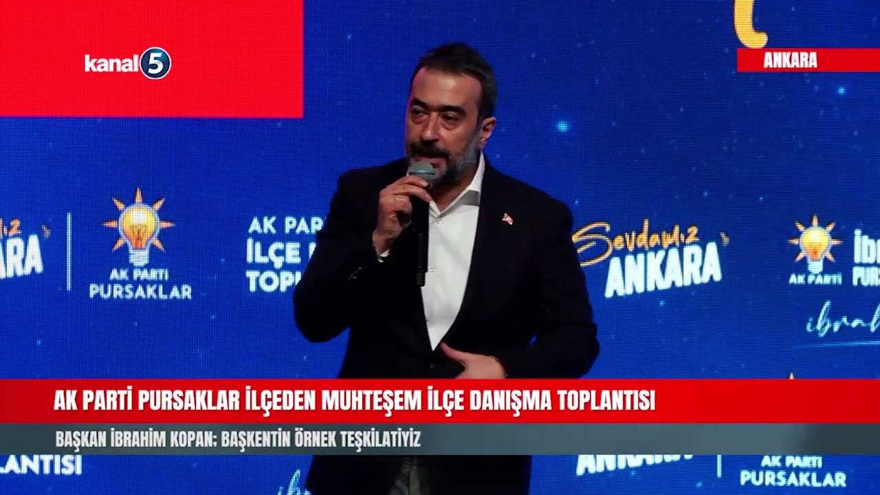 AK PARTİ PURSAKLAR İLÇEDEN MUHTEŞEM İLÇE DANIŞMA TOPLANTISI