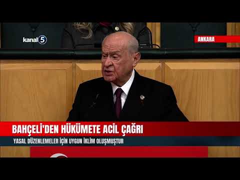 Bahçeli’den Hükümete Acil Çağrı | Yasal Düzenlemeler İçin Uygun İklim Oluşmuştur