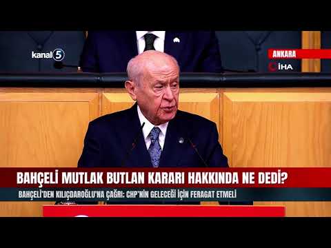 Bahçeli’den Kılıçdaroğlu’na Çağrı; CHP’nin Geleceği İçin Feragat Etmeli