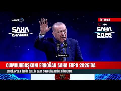 Cumhurbaşkanı Erdoğan’dan Özgür Özel’in SAHA 2026 ziyaretine gönderme