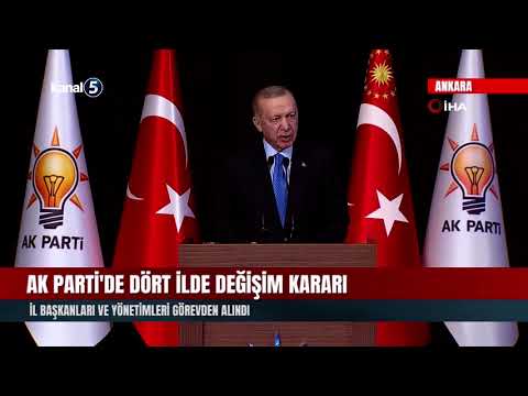 AK Parti’de Dört İlde Değişim Kararı | İl Başkanları ve Yönetimleri Görevden Alındı