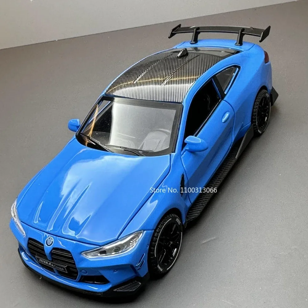 1/32 Scale M4 Alloy Car Model Diecast Metal Sports Car with Sound and Light - 3