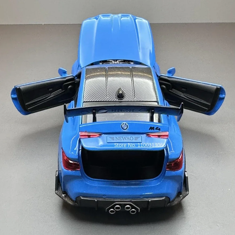 1/32 Scale M4 Alloy Car Model Diecast Metal Sports Car with Sound and Light - 5
