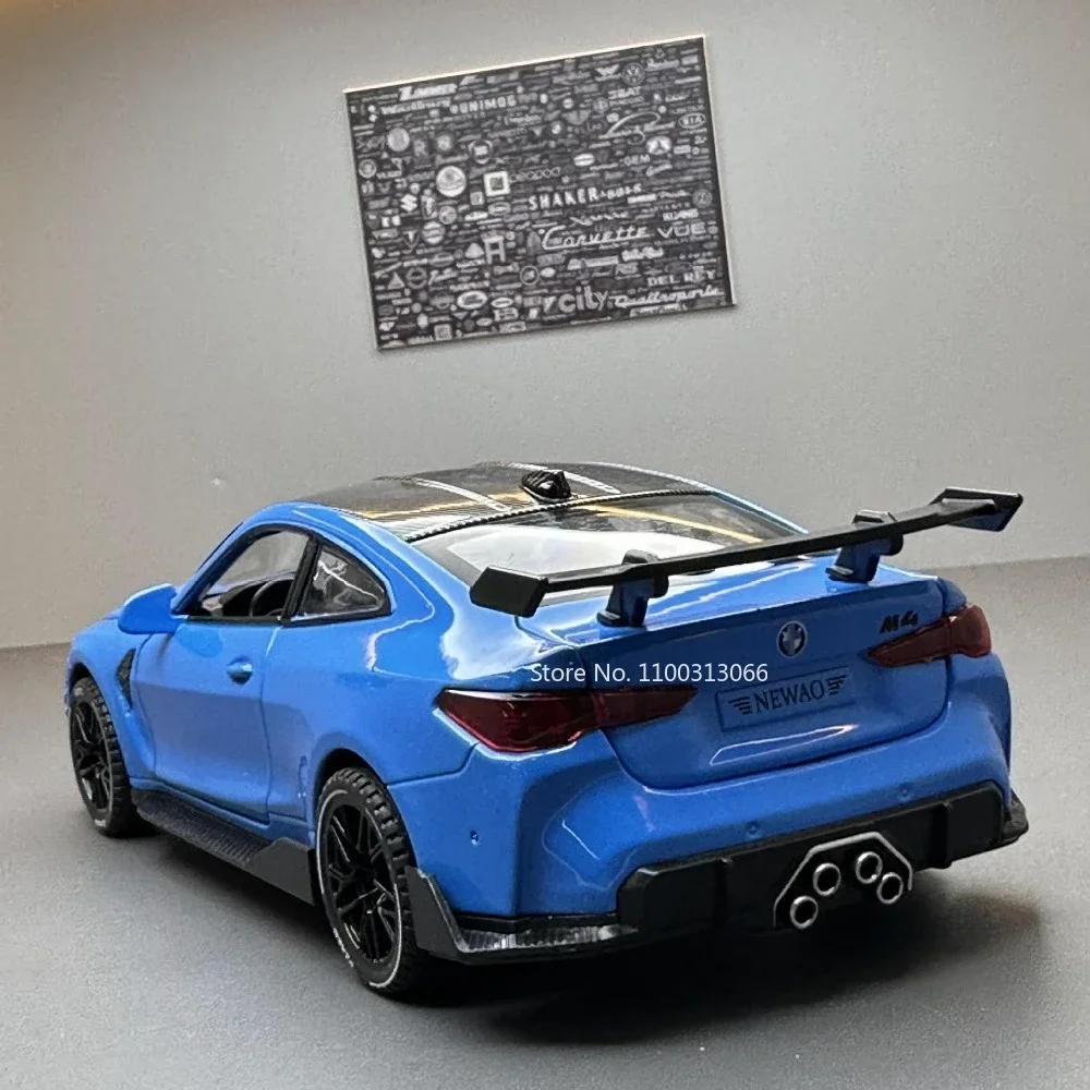 1/32 Scale M4 Alloy Car Model Diecast Metal Sports Car with Sound and Light - 6
