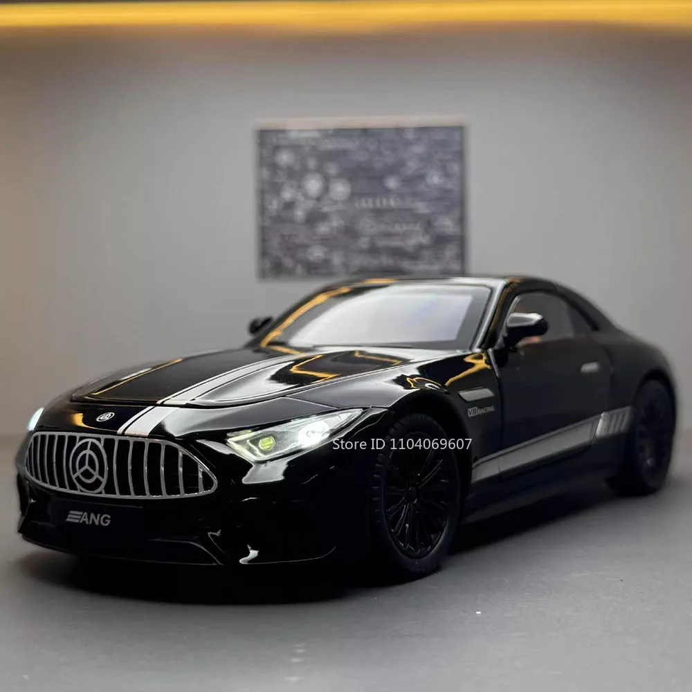 1:22 Scale Alloy Car Model Diecast Vehicle with Sound and Light - 6