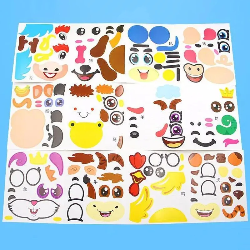 12pcs Paper Cups Sticker Craft Kit for Kids DIY Art Projects - 2