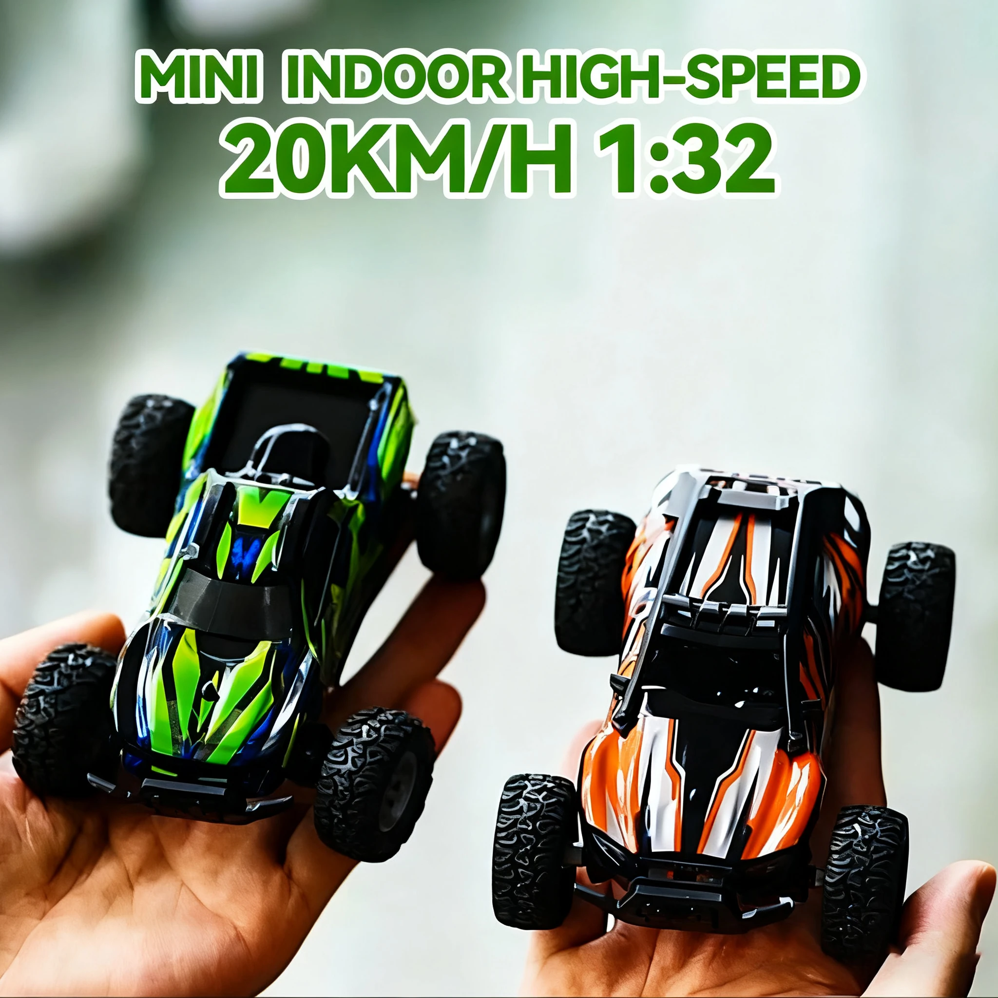1:32 Mini RC Car 20km/h High Speed Remote Control Racing Car with LED Lights