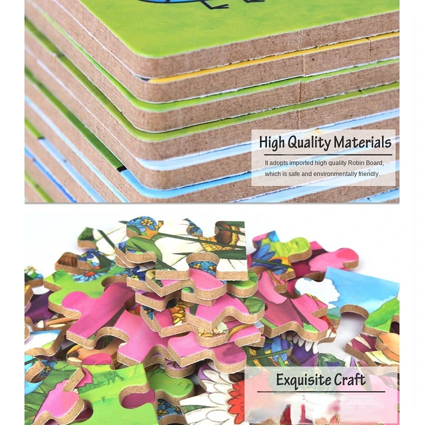 60-Piece Jigsaw Puzzle for Kids, Educational Cartoon Animal Puzzle Game - 4