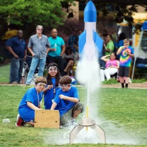 Water Splash Rocket Sprinkler Toy DIY Science Experiment Kit