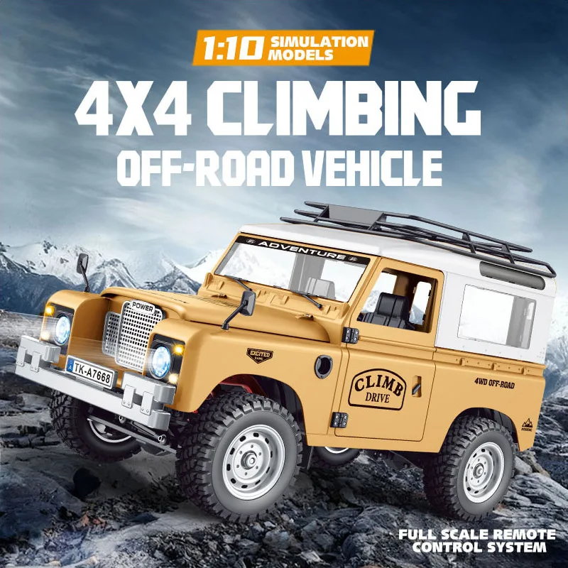 1:10 4WD RC Climbing Off-Road Vehicle with Lighting System RTR - 3