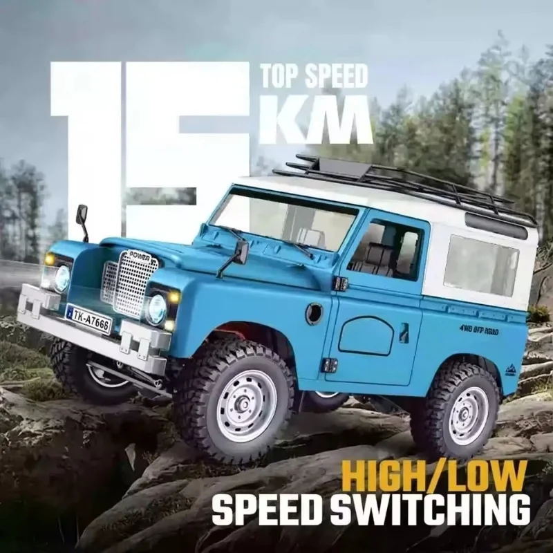 1:10 4WD RC Climbing Off-Road Vehicle with Lighting System RTR