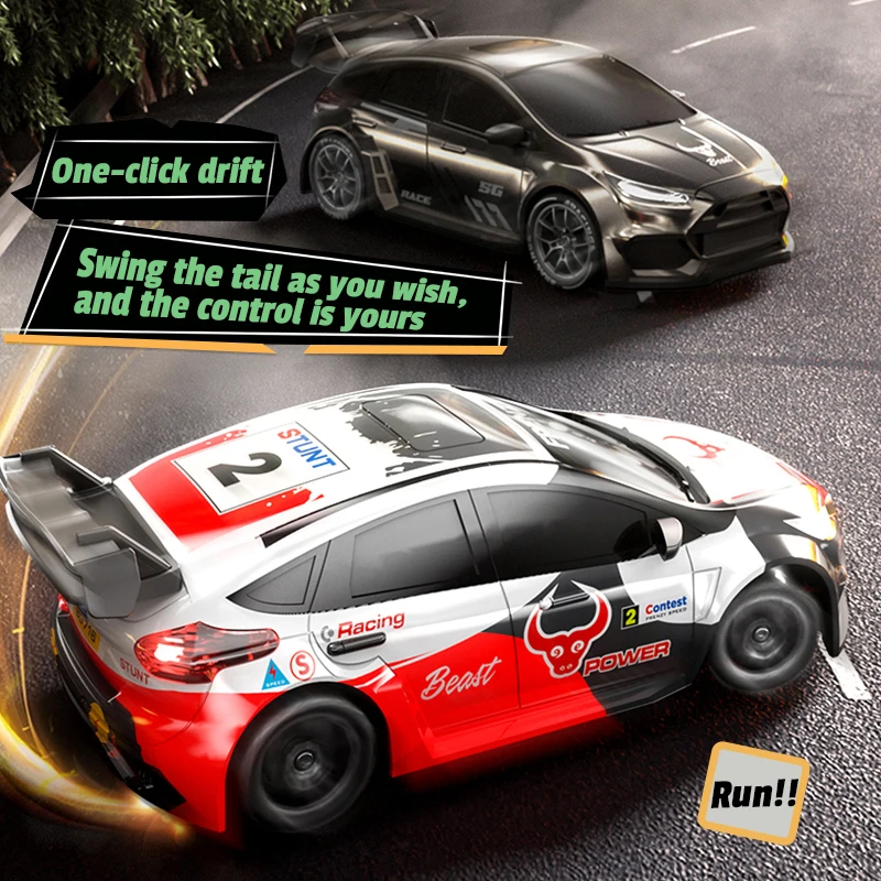 1/24 4WD Remote Control Drift Car, High Speed RC Racing Vehicle - 3
