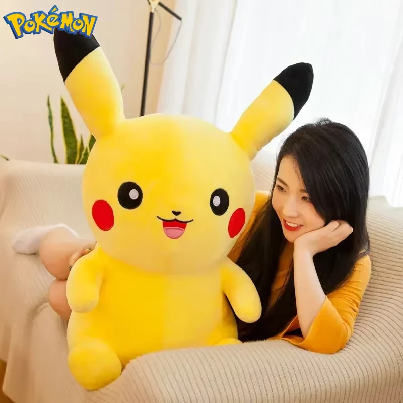 Pikachu plush toy, soft stuffed animal cushion for children, 25-70cm - 3