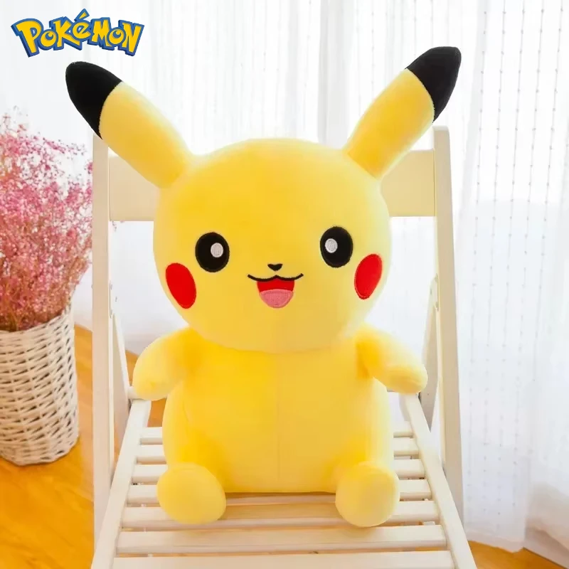 Pikachu plush toy, soft stuffed animal cushion for children, 25-70cm - 5