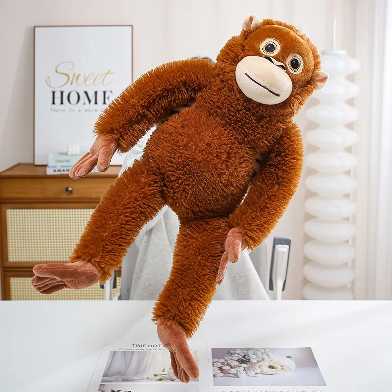 Cartoon Gorilla Plush Toy, Soft Stuffed Chimpanzee Doll 30-90cm - 3