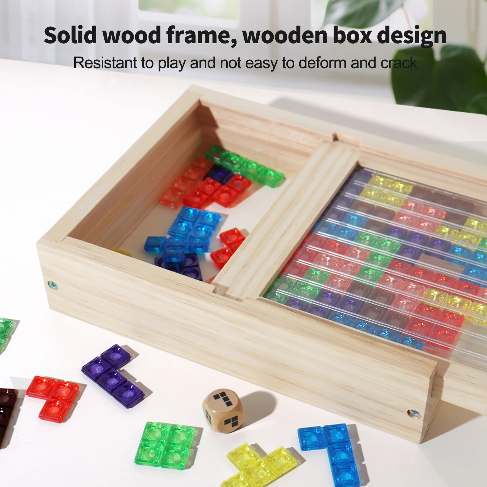 Tetris Puzzle Logic Game for Kids and Adults, 3D Brain Development Toy - 4