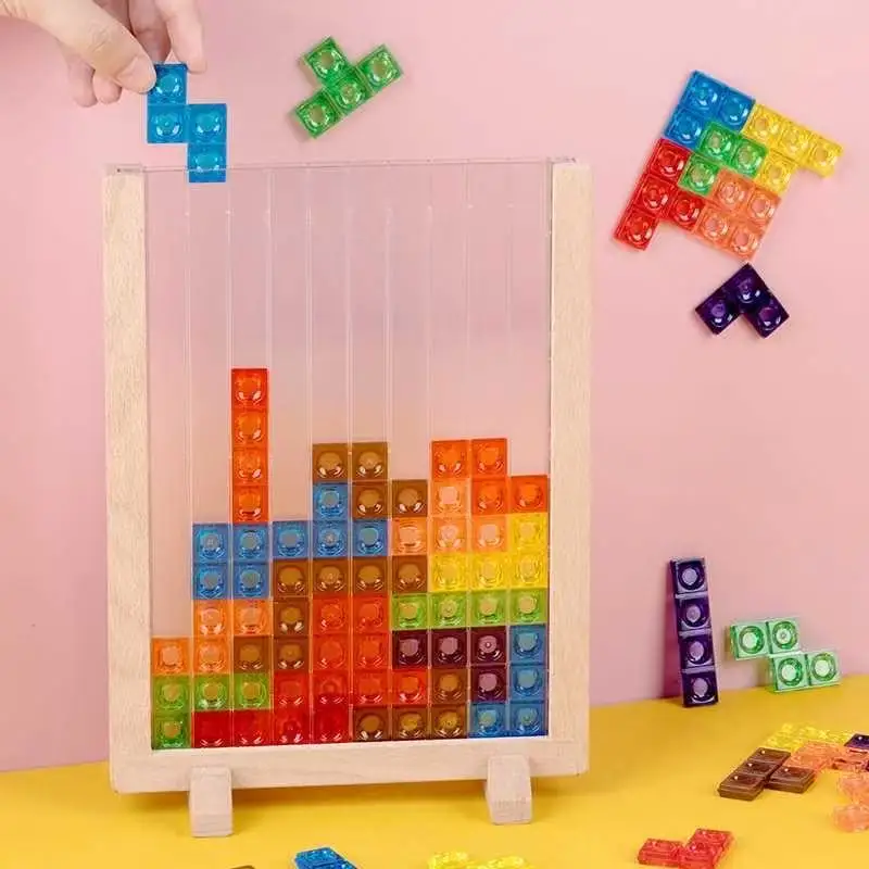 Tetris Puzzle Logic Game for Kids and Adults, 3D Brain Development Toy - 6