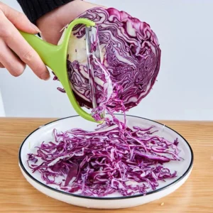 Multifunctional vegetable shredder, 3-piece kitchen prep set with wide mouth