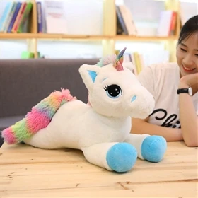 Rainbow Unicorn Plush Toy 40cm or 60cm Stuffed Animal Soft Doll - 3