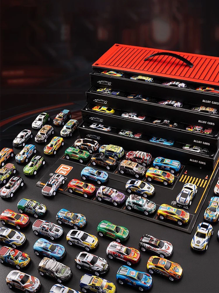 48-Piece Alloy Toy Car Set, Die-Cast Racing and Classic Model Vehicles - 2