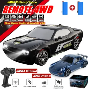 4WD Super Drift Car with LED Lights and Proportional Throttle Control