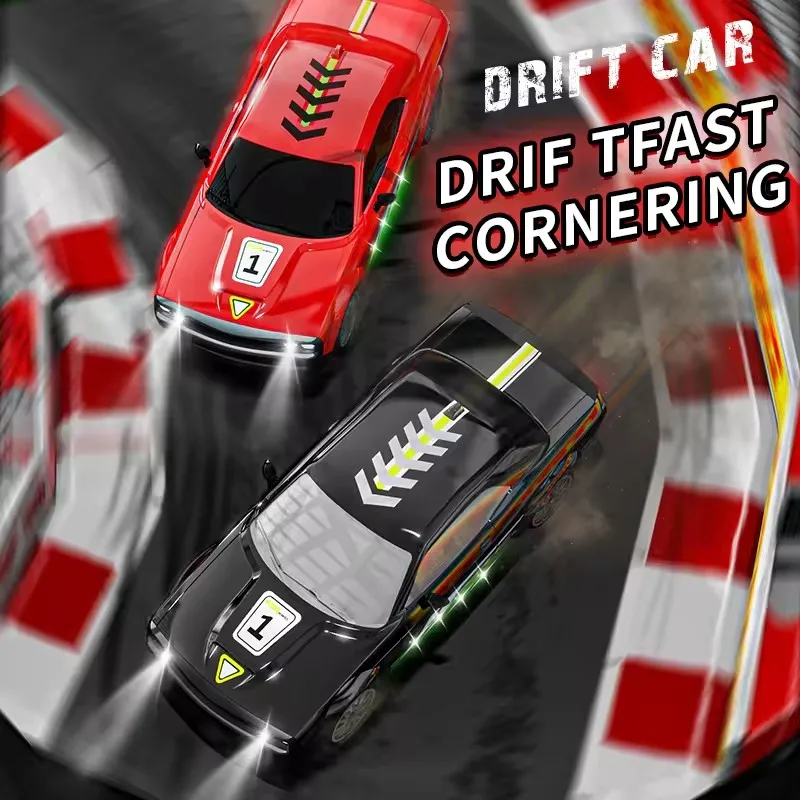 4WD Super Drift Car with LED Lights and Proportional Throttle Control - 6