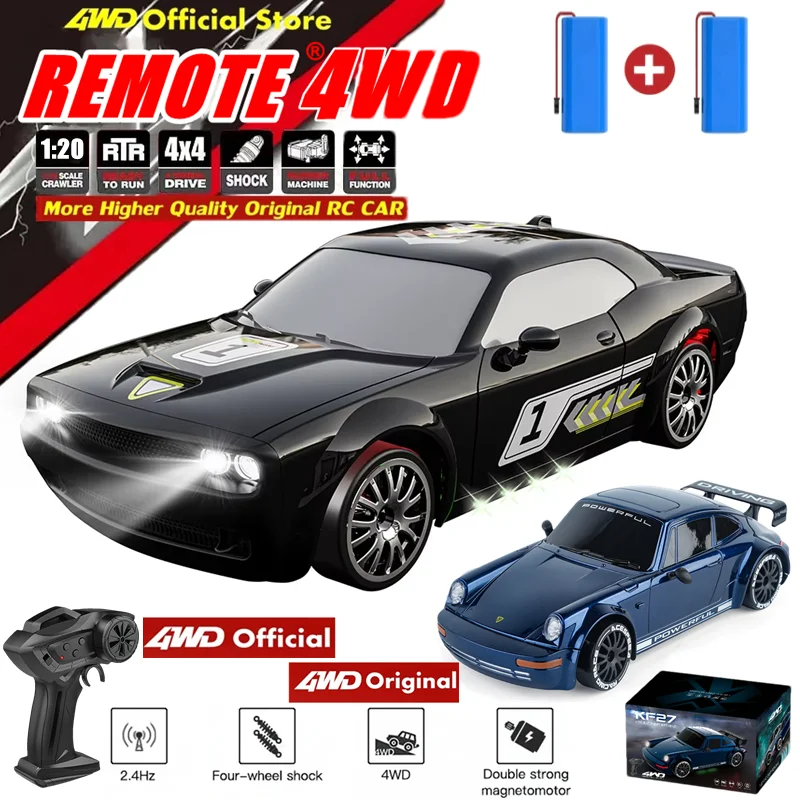 4WD Super Drift Car with LED Lights and Proportional Throttle Control