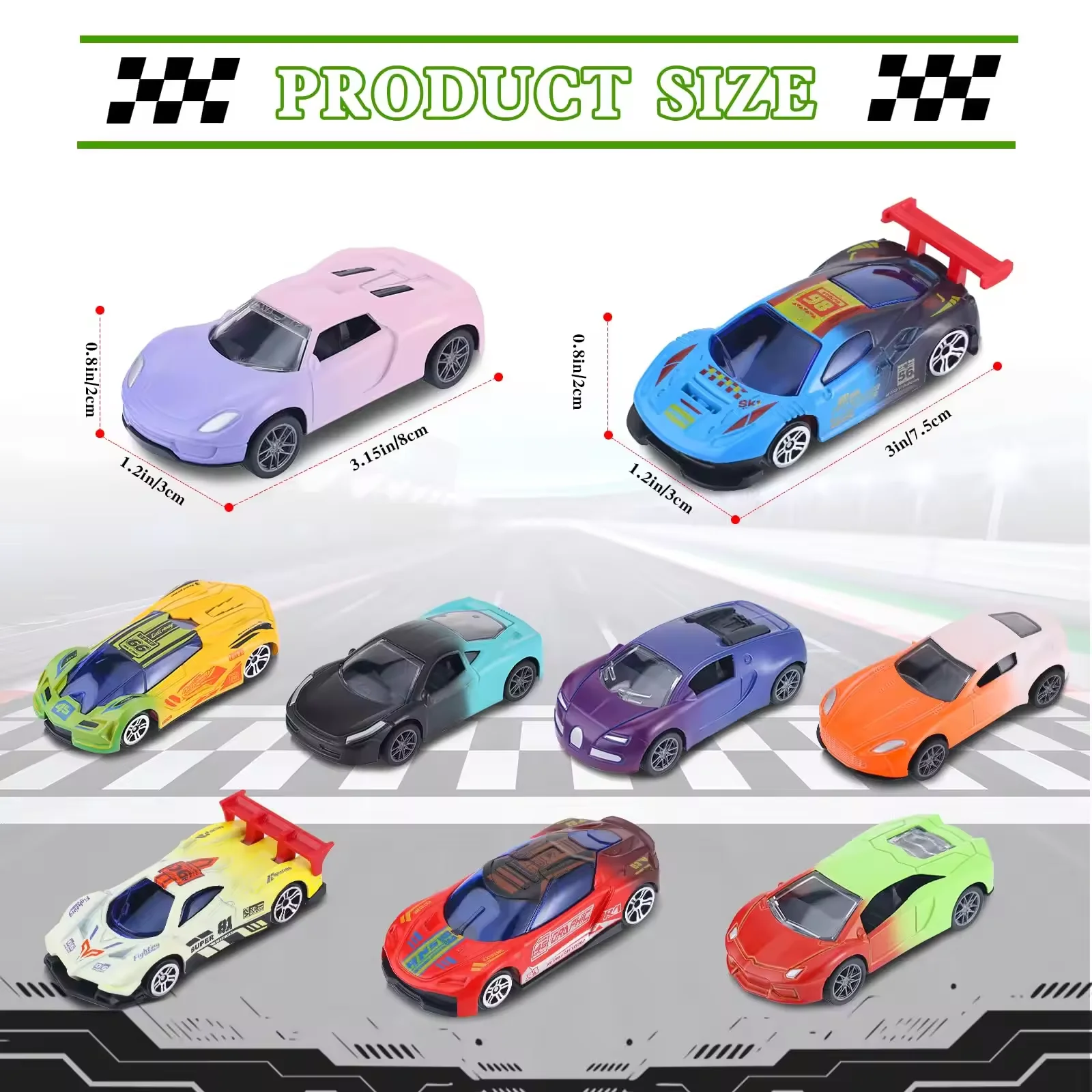 Color Changing Alloy Toy Car 1:64 Temperature Sensing Racing Model - 6