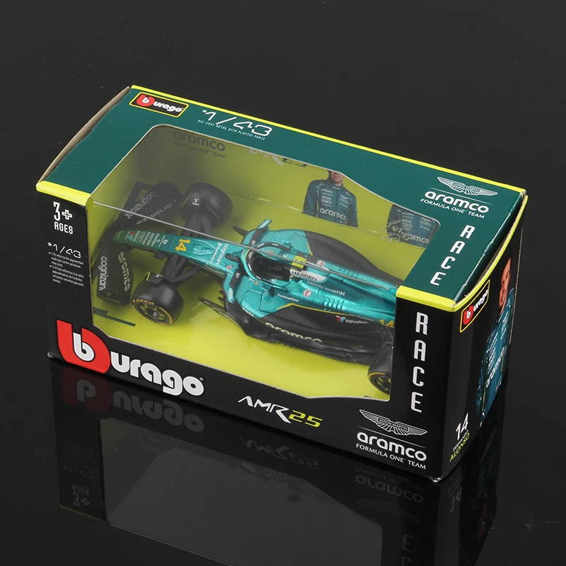 2025 Aston Martin AMR25 F1 Car Model 1:43 Scale Die Cast Racing Vehicle - 5