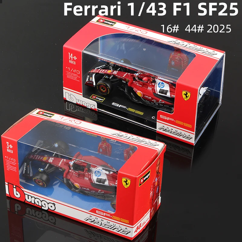2025 Ferrari SF25 F1 diecast model 1:43 scale racing car