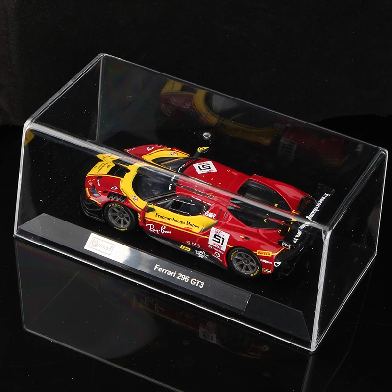 Ferrari 296 GT3 1:43 Scale Diecast Race Car Model Alloy Toy Vehicle - 3