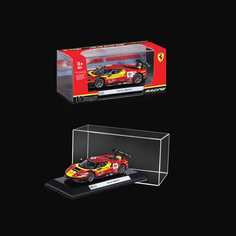 Ferrari 296 GT3 1:43 Scale Diecast Race Car Model Alloy Toy Vehicle - 5