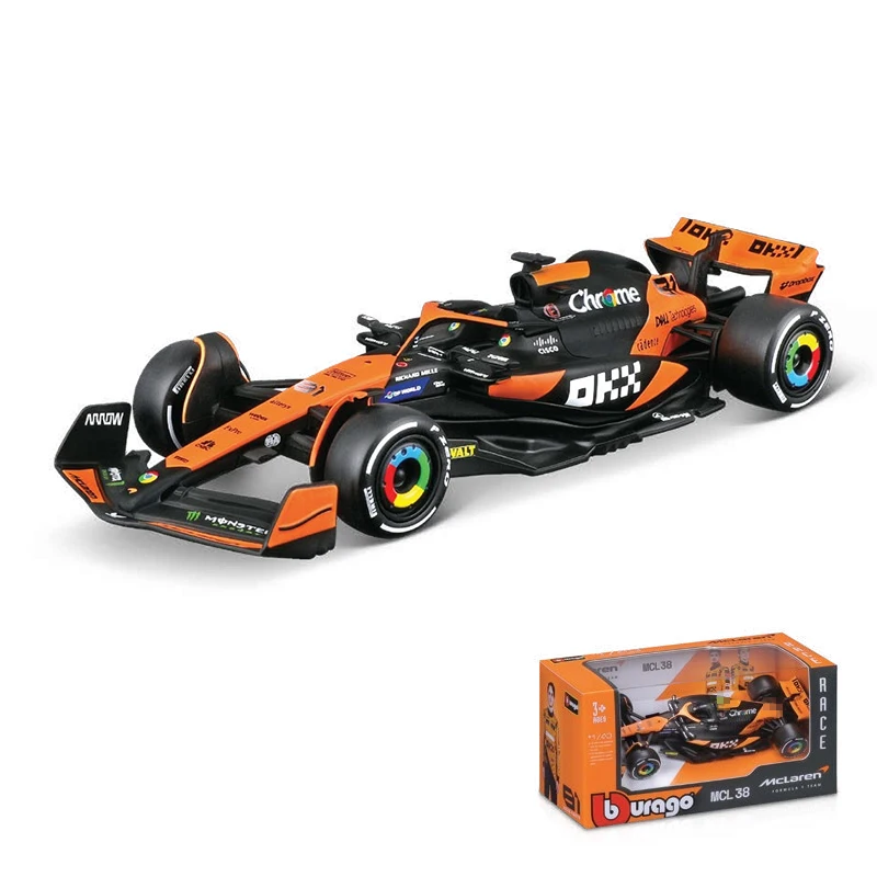 McLaren MCL38 F1 Diecast Model 1:43 Scale 2024 Formula 1 Car - 4