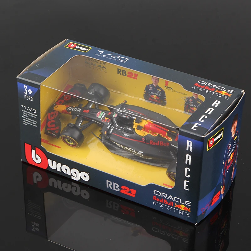 Red Bull RB21 1:43 Scale Formula 1 Die Cast Model Car Japanese GP Edition - 5