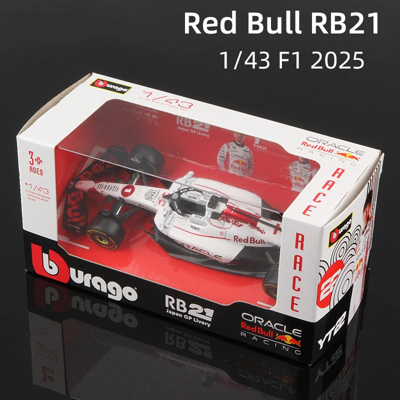 Red Bull RB21 1:43 Scale Formula 1 Die Cast Model Car Japanese GP Edition