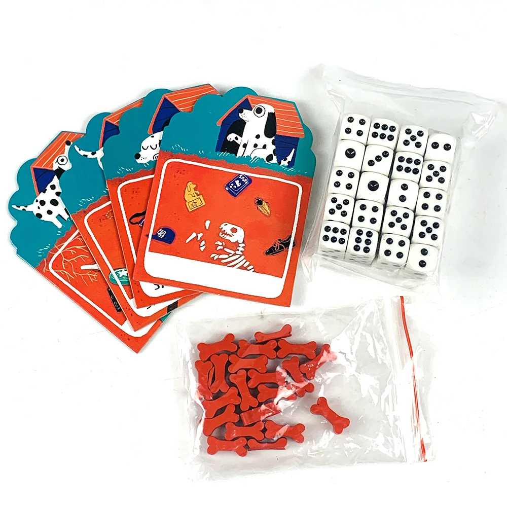 Dice Luck Card Game for Families, Interactive Board Game for Holidays - 4