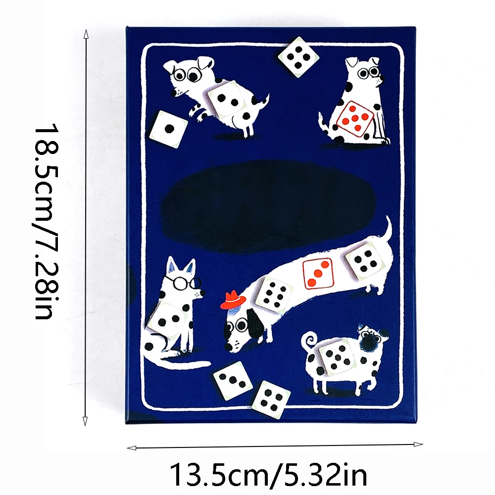 Dice Luck Card Game for Families, Interactive Board Game for Holidays - 6