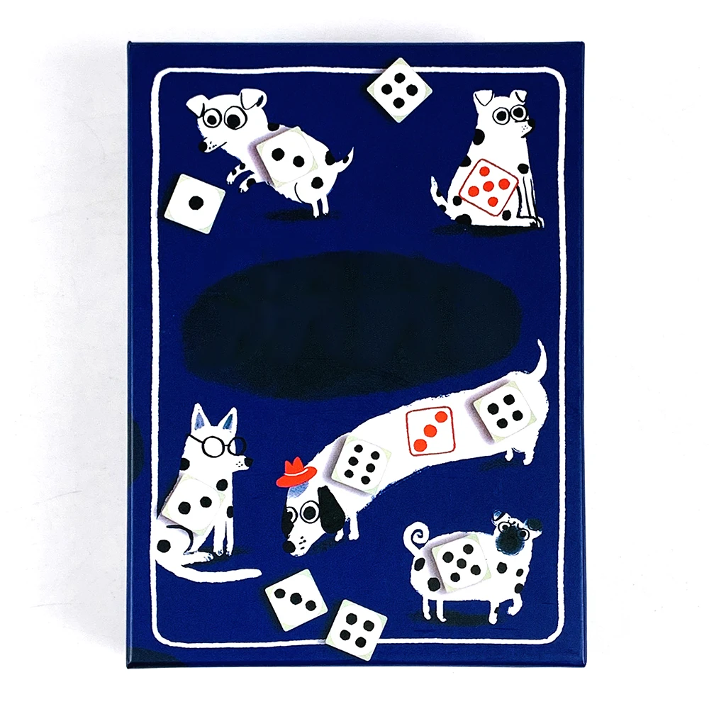 Dice Luck Card Game for Families, Interactive Board Game for Holidays