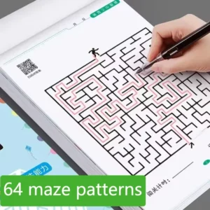 Children's Concentration Maze Training Book for Logical Thinking Development