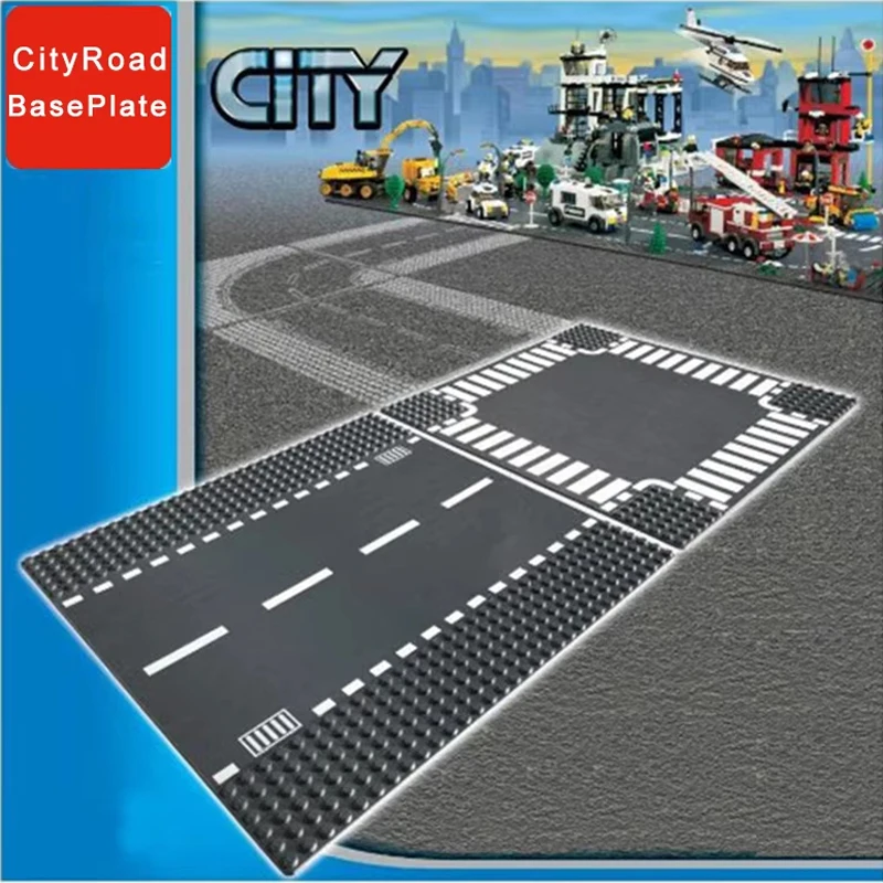 City Road Base Plate Block for Building Bricks 25.5cm Square - 6