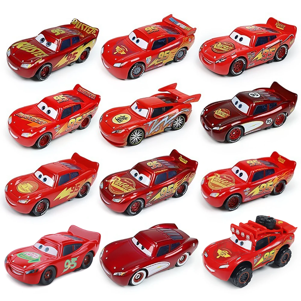 Lightning McQueen diecast car 1:55 scale alloy toy vehicle