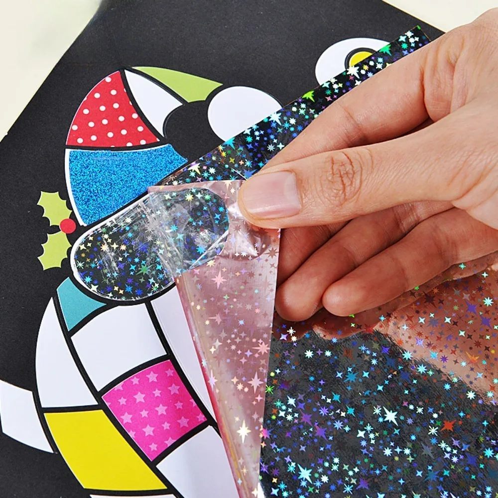 DIY Cartoon Magic Transfer Painting Crafts for Kids Arts and Crafts Toys Children Creative Educational Learning Drawing Toys - 3