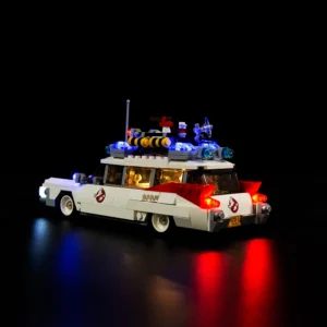 LED lighting kit for 21108 building blocks compatible with Ecto-1 model