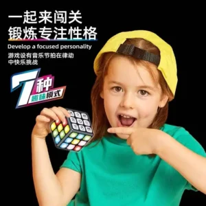 Electronic Musical Smart Cube Flashing Puzzle Brain Teaser Game