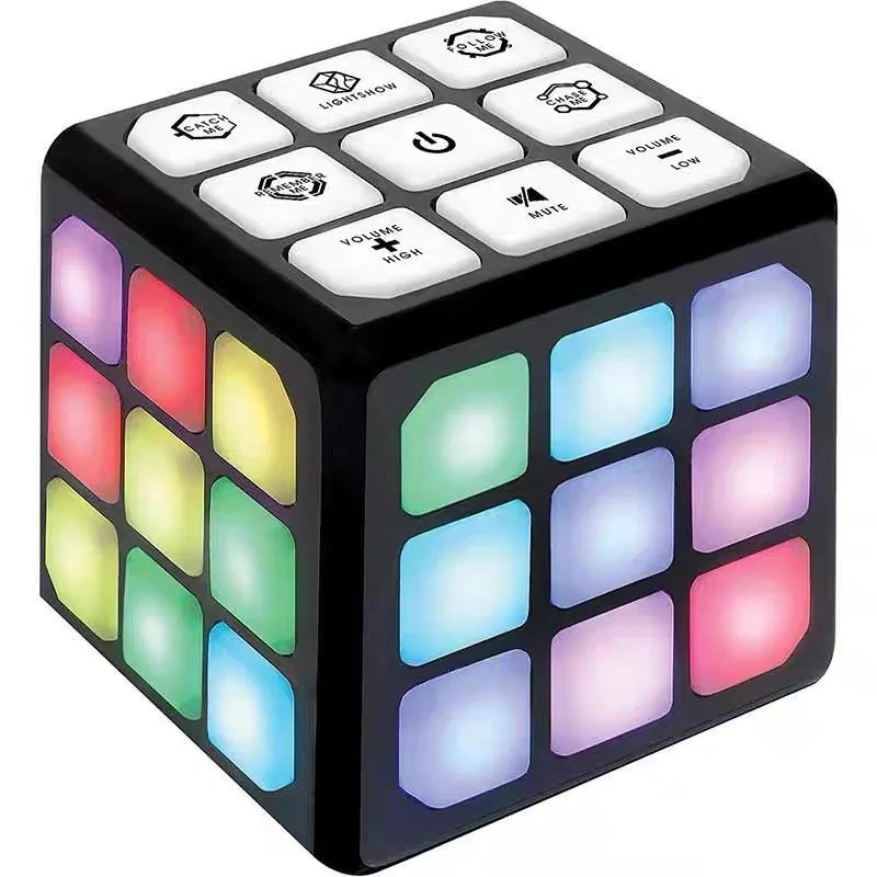 Electronic Musical Smart Cube Flashing Puzzle Brain Teaser Game - 6