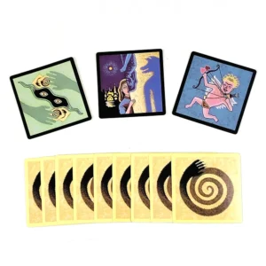 English Card Game Set 24pcs with Paper Guidebook for Family Parties